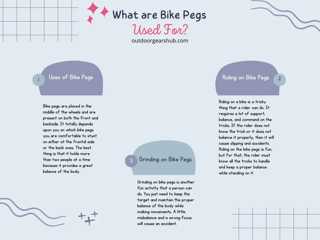 What are Bike Pegs Used For