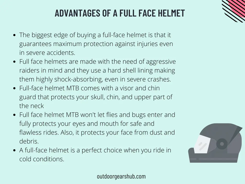 Advantages of a Full Face Helmet