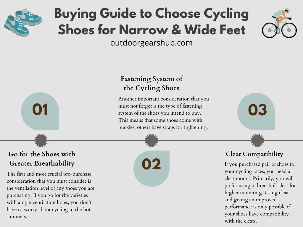 Guide to Choose Right Cycling Shoes for Narrow & Wide Feet