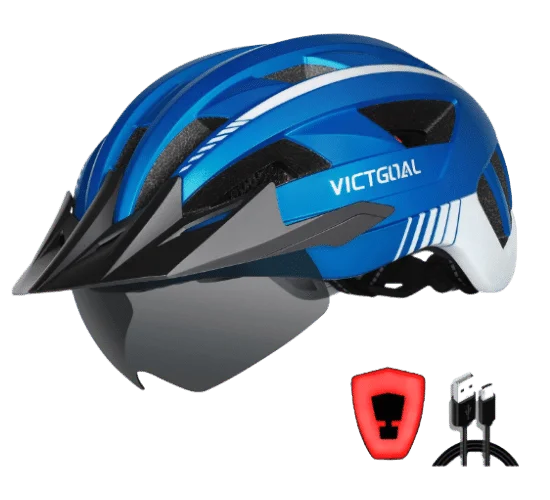 VICTGOAL Bike Helmet with Removable Sun Visor