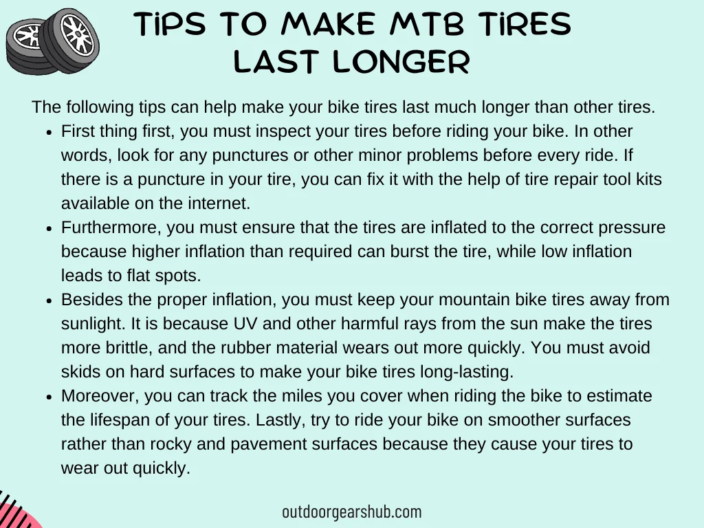 Tips to Make MTB Tires Last Longer